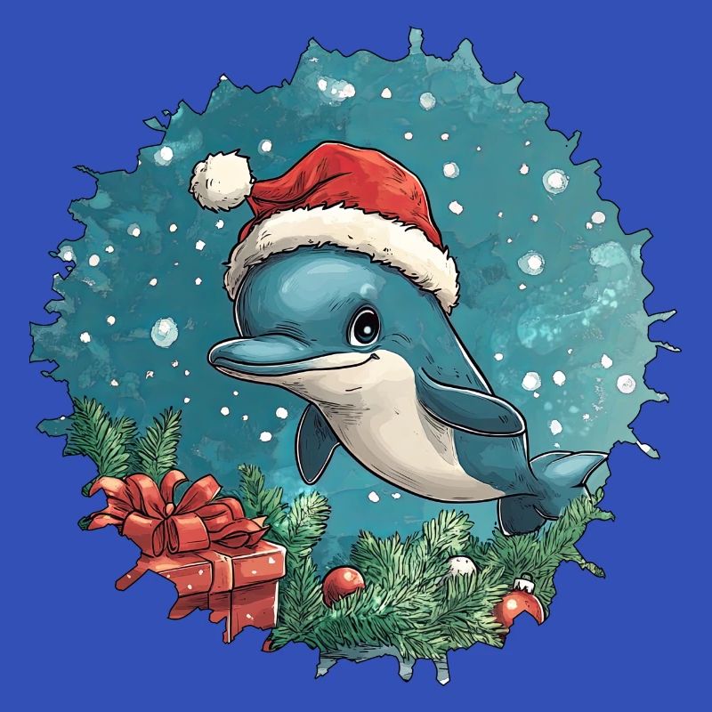 Delfin Weihnachten