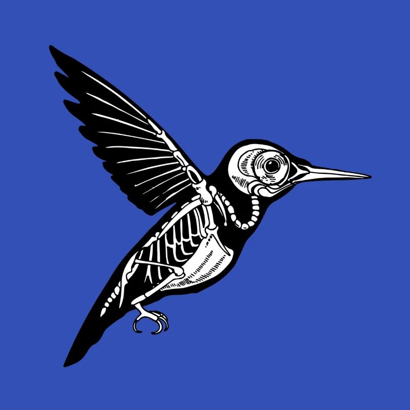 Kolibri Skelett