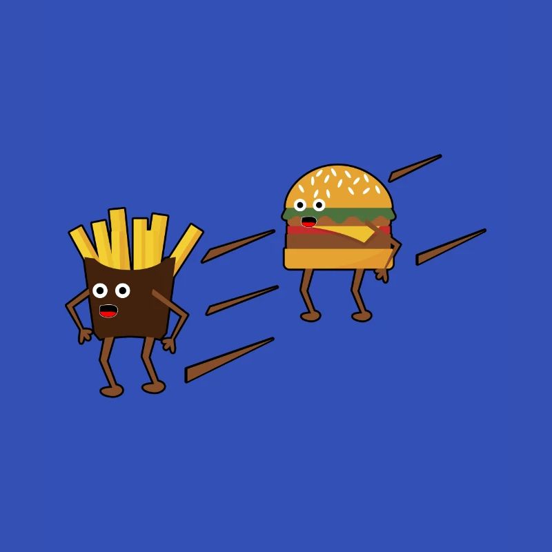 Burger Pommes Geschenk