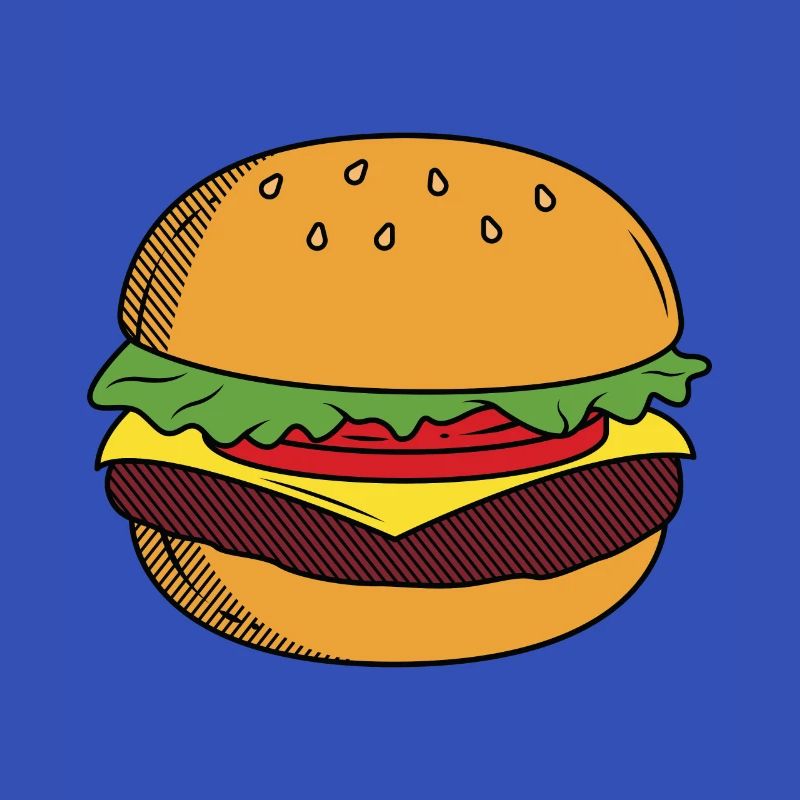 Burger cheeseburger cadeau de restauration rapide