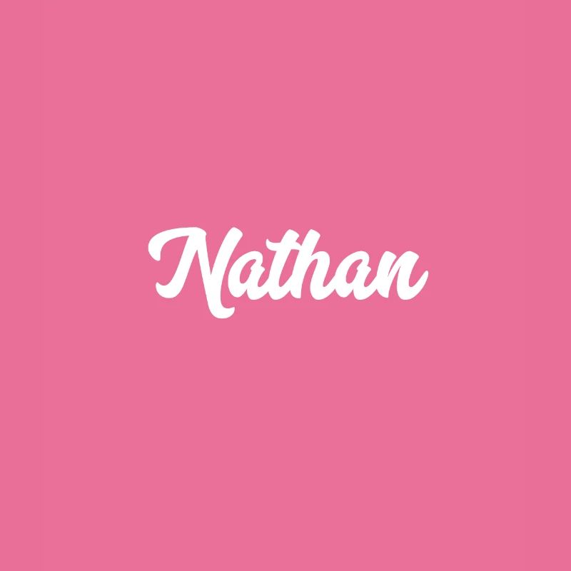 Nathan Custom Text Birthday Name