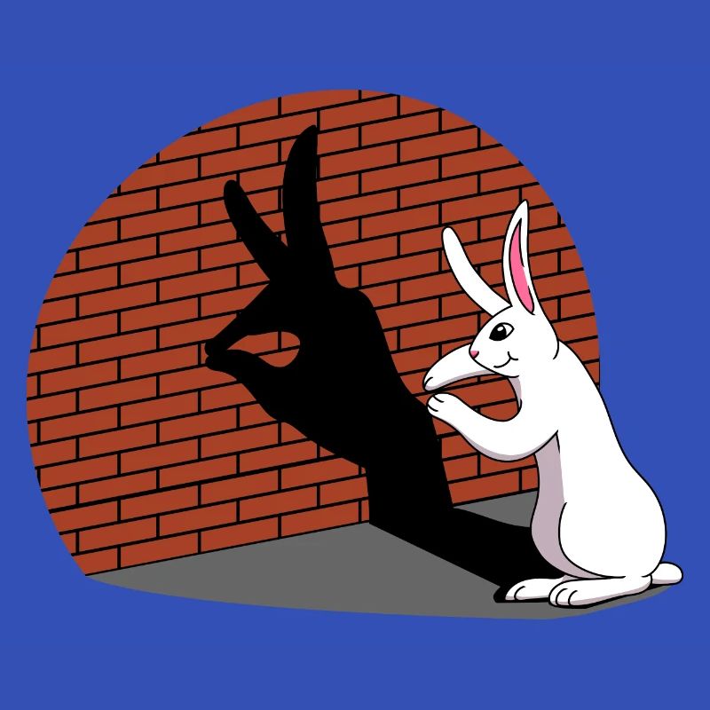 Rabbit Shadow Figure Shadow Image Shadow Play