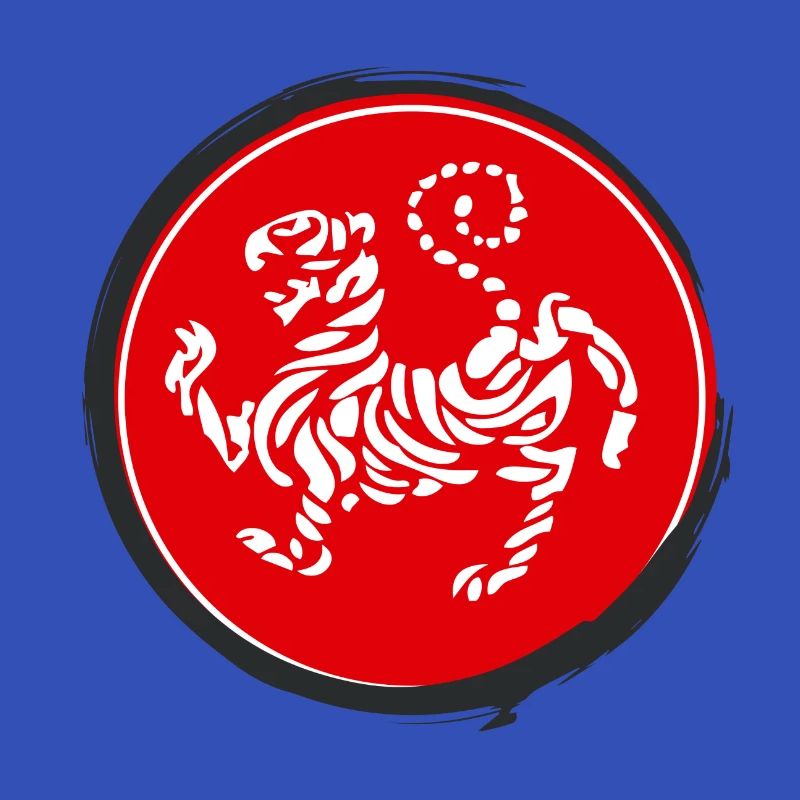 Logo mit Karate Tiger