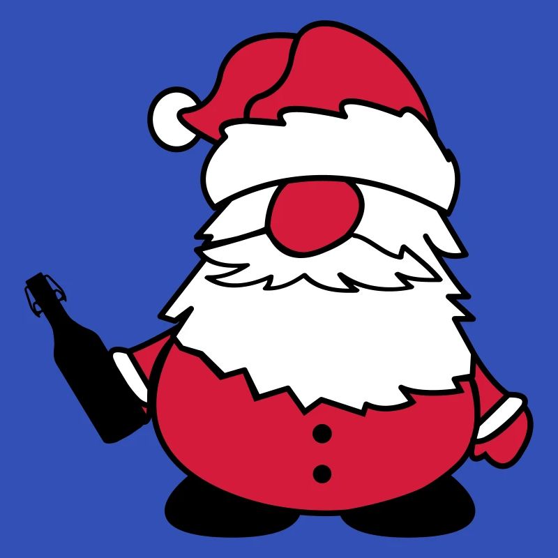 weihnachtsmann mit bier