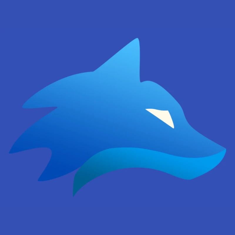 Wolf Benox Logo Blau