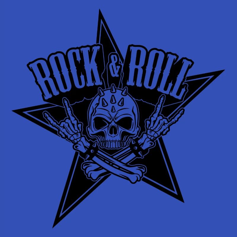 Rock'n'Roll-Schädel - Schädel