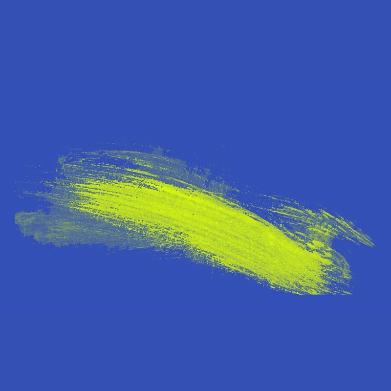 Neon Lime Pinselstrich