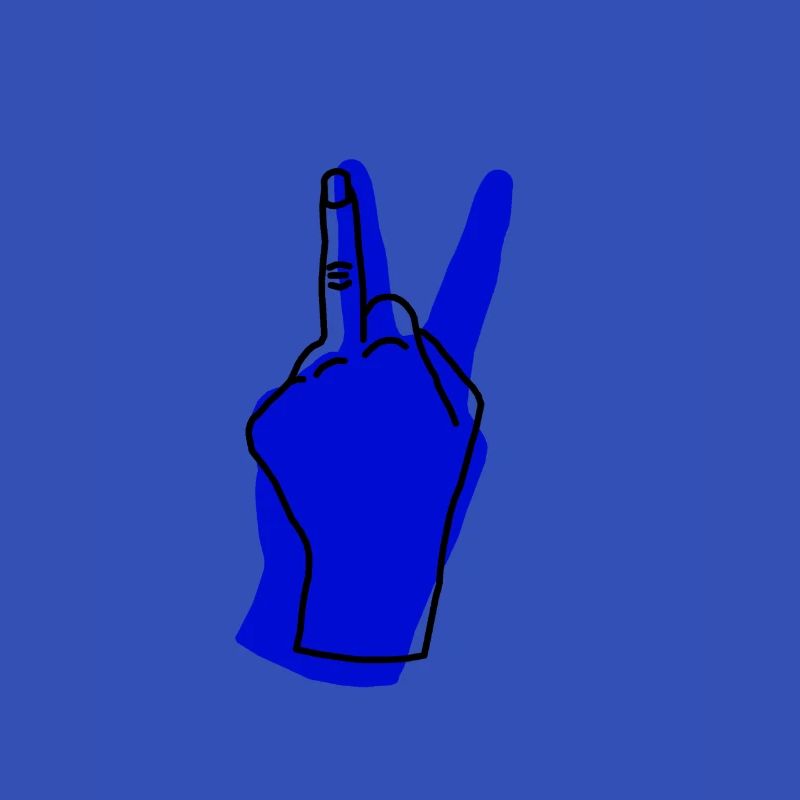 peace blue