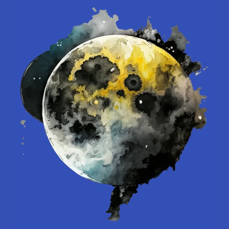 Mond Harmonischer Farbverlauf