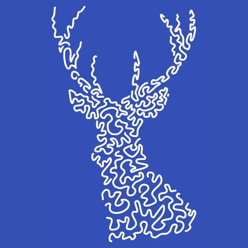 Idée cadeau abstrait de cerf cool élégant