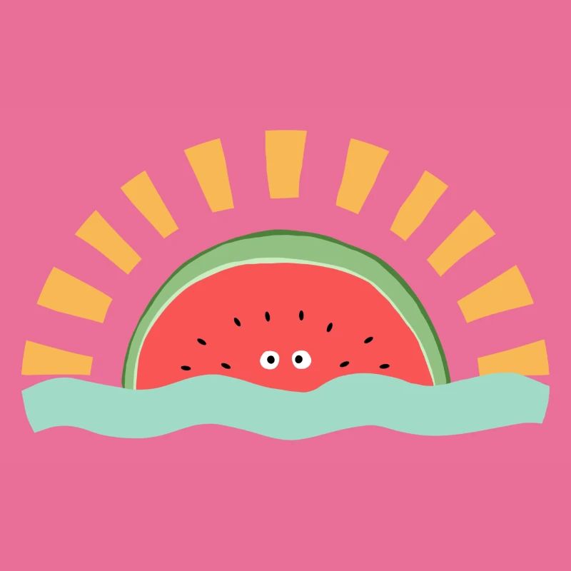 Lever de soleil à la pastèque