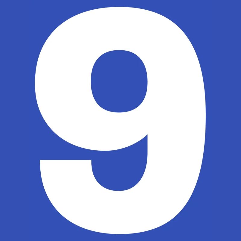 Die Zahl 9 Tshirt