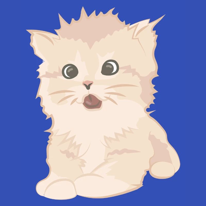 Chat mignon comme illustration