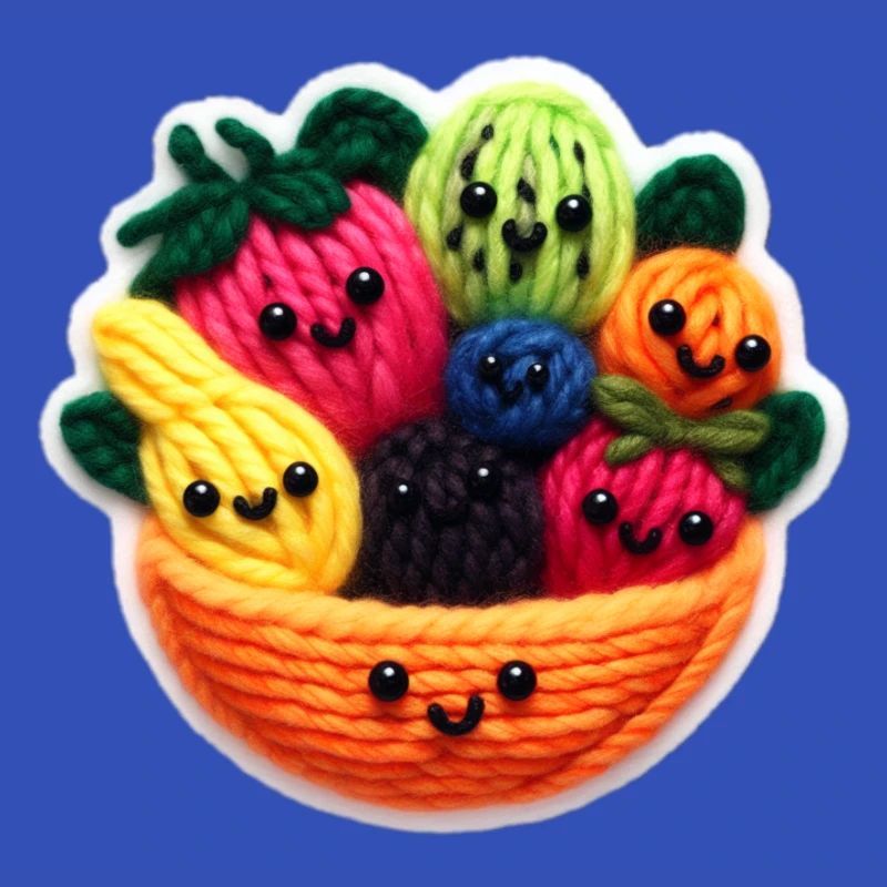 Fruit salad faces