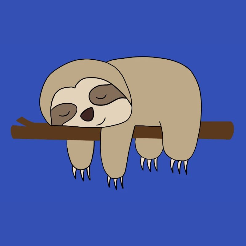Sleeping Sloth Comic Gift Idea