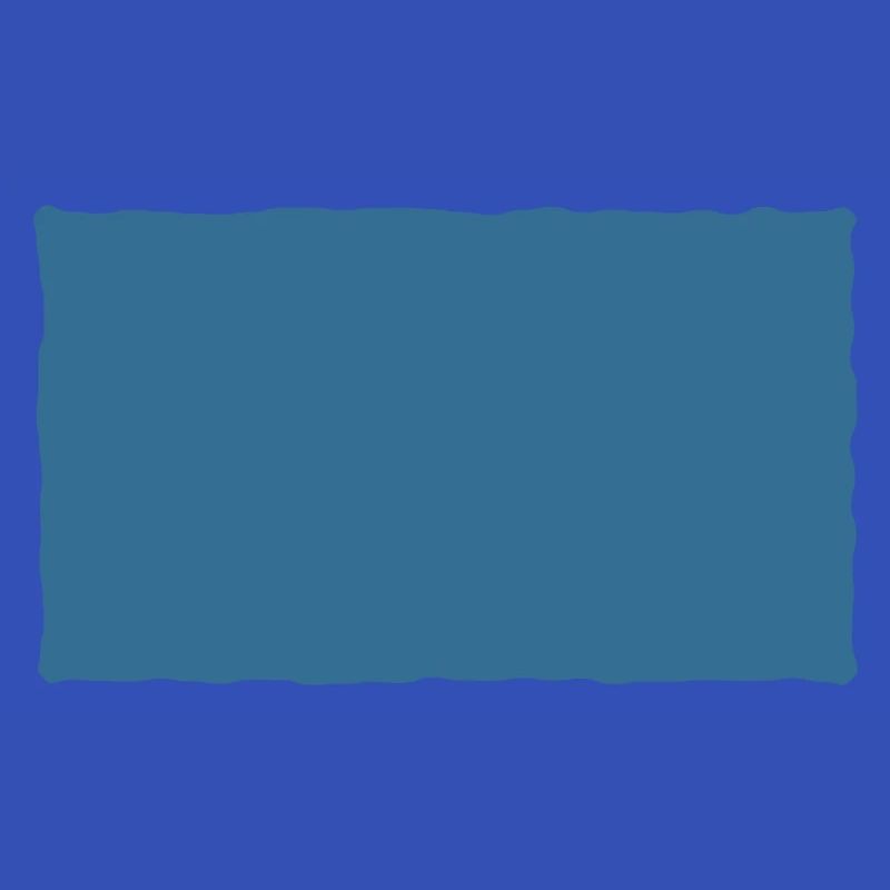 Cherry - rectangle blue