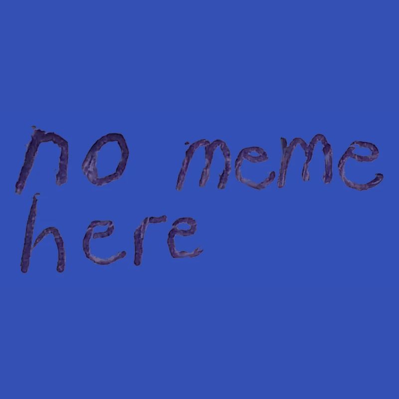 no meme here