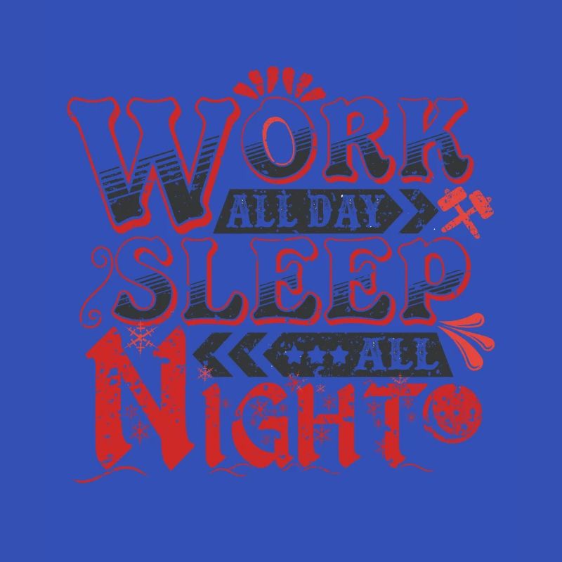 Hard working sleep relaxed