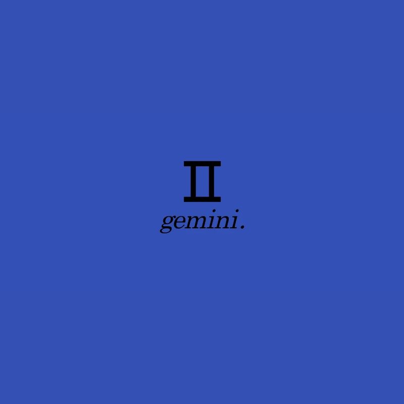 Sternzeichen Design gemini.
