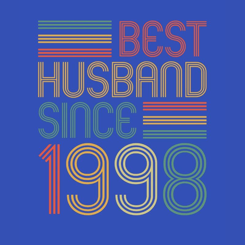 25. Hochzeitstag Bester Ehemann seit 1998