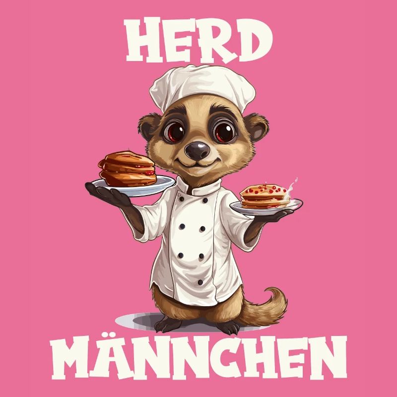 Erdmännchen kochen Koch Kochmütze Herdmännchen