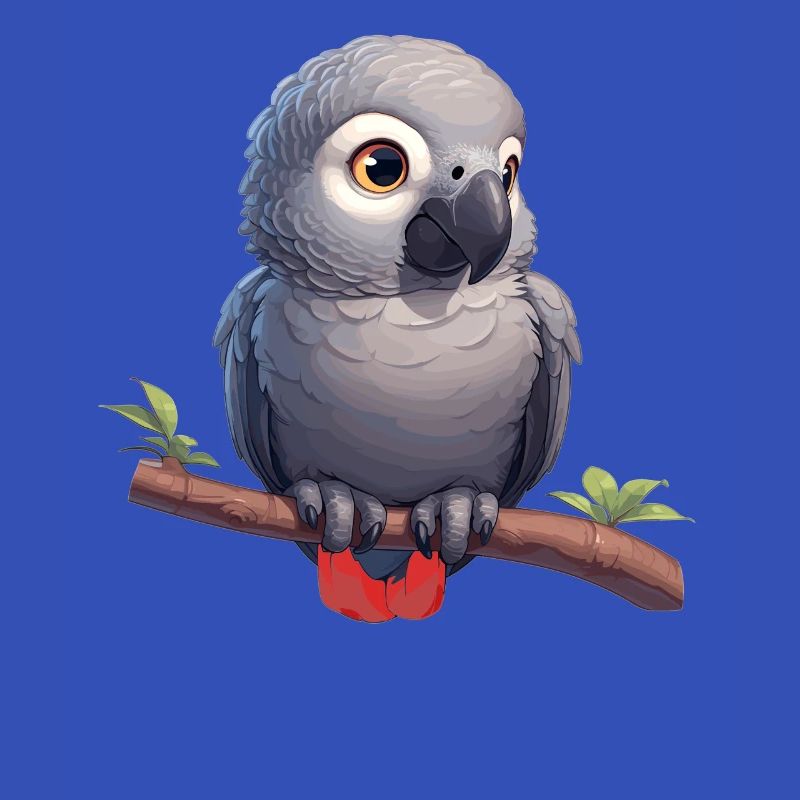 Gray Parrot Graupapageis Graupapagei
