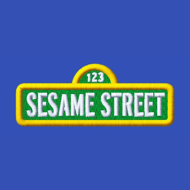 Sesamstraße Logo Als Stick