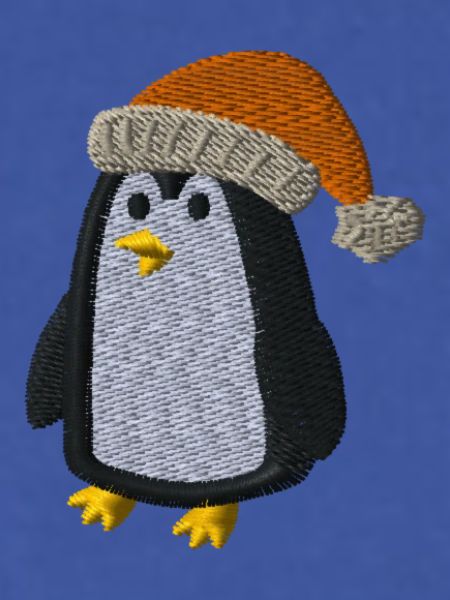 Weihnachtlicher Pinguin