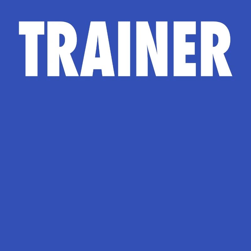TRAINER Schriftzug