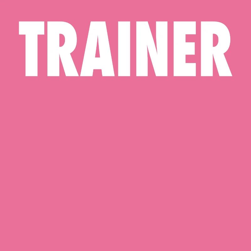 TRAINER Schriftzug