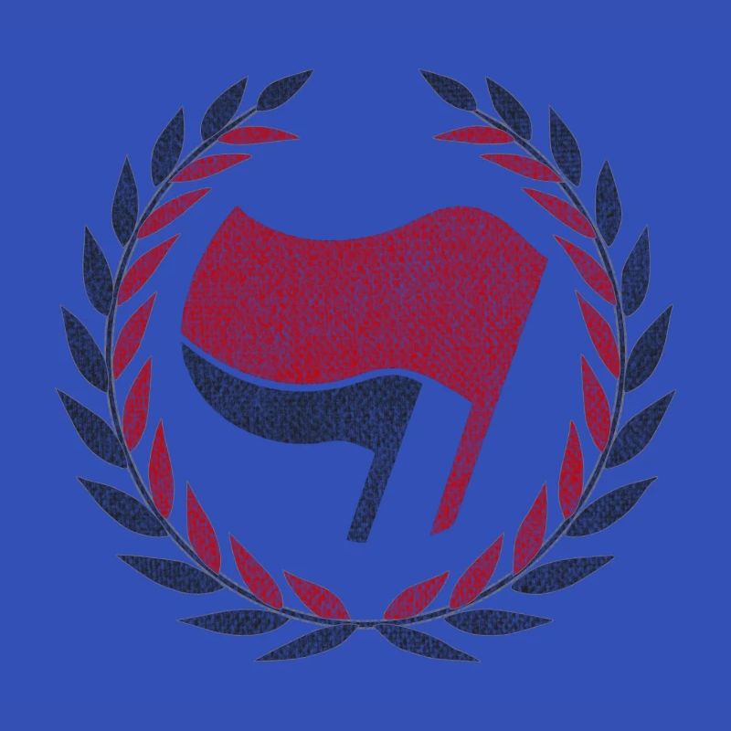 ANTIFA FLAGGEN ROT