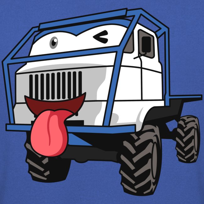 IFA W50 Augen Zwinkern mit Zunge raus Truck Emoji.