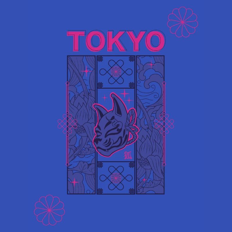 Conception du Kitsune Néon de Tokyo