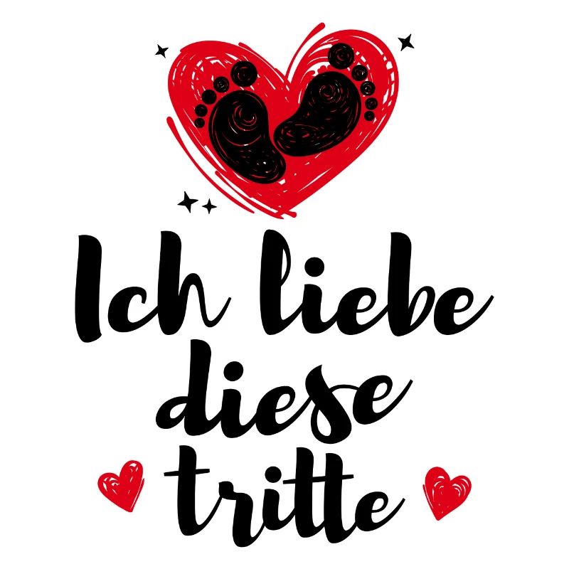 Amour bébé ventre coeur Enceinte Déclaration Pieds bébé