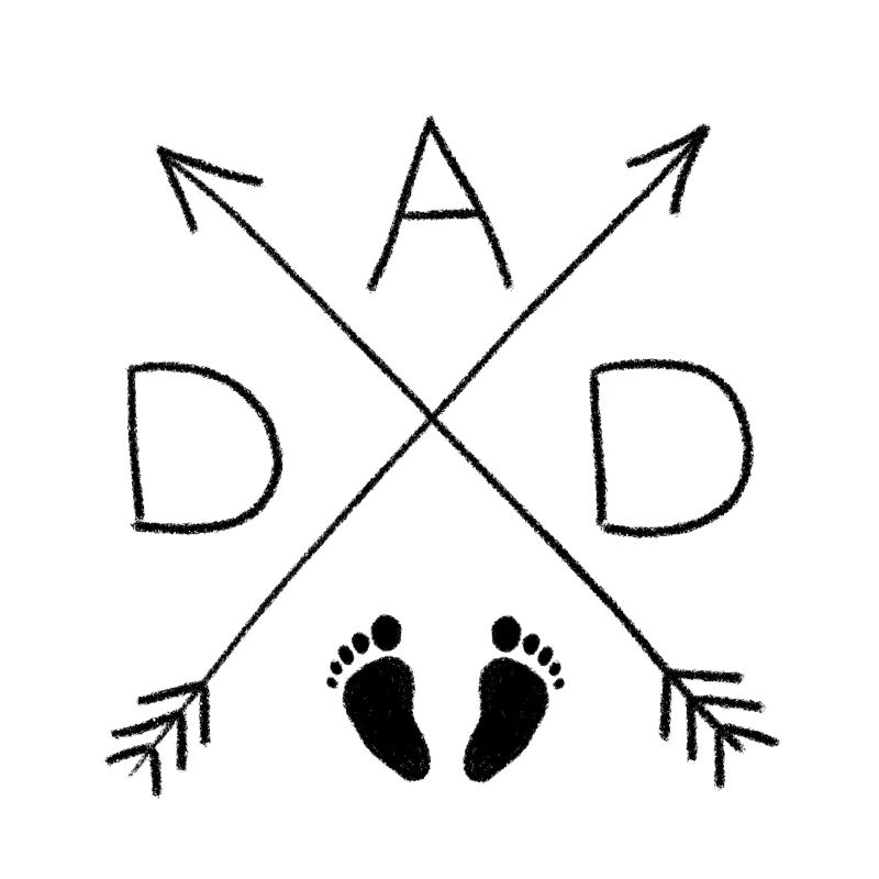Dad Papa Vater Babyfüße