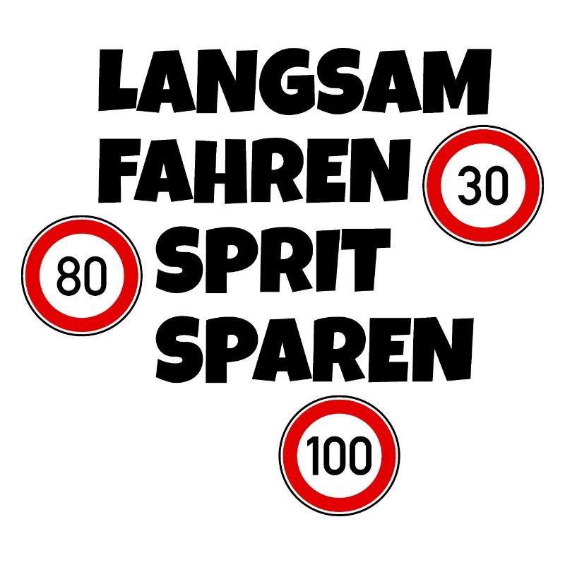 Langsam fahren - Sprit sparen - Tempolimit
