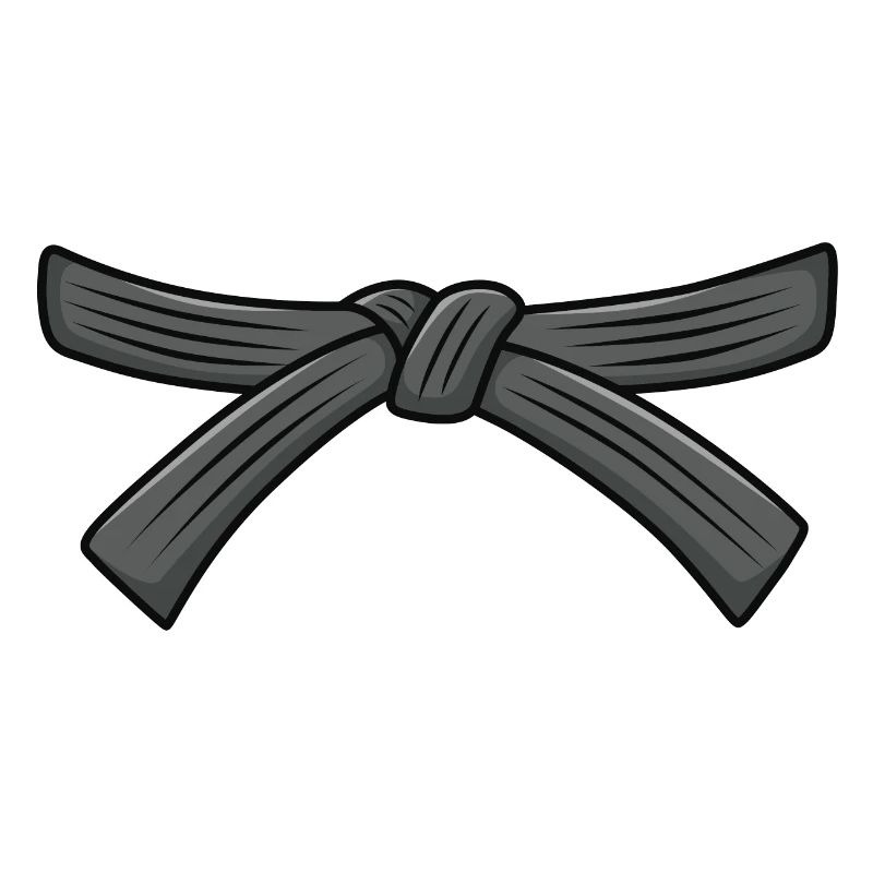Karate belt, Black belt 1st Dan, Karate Instructor