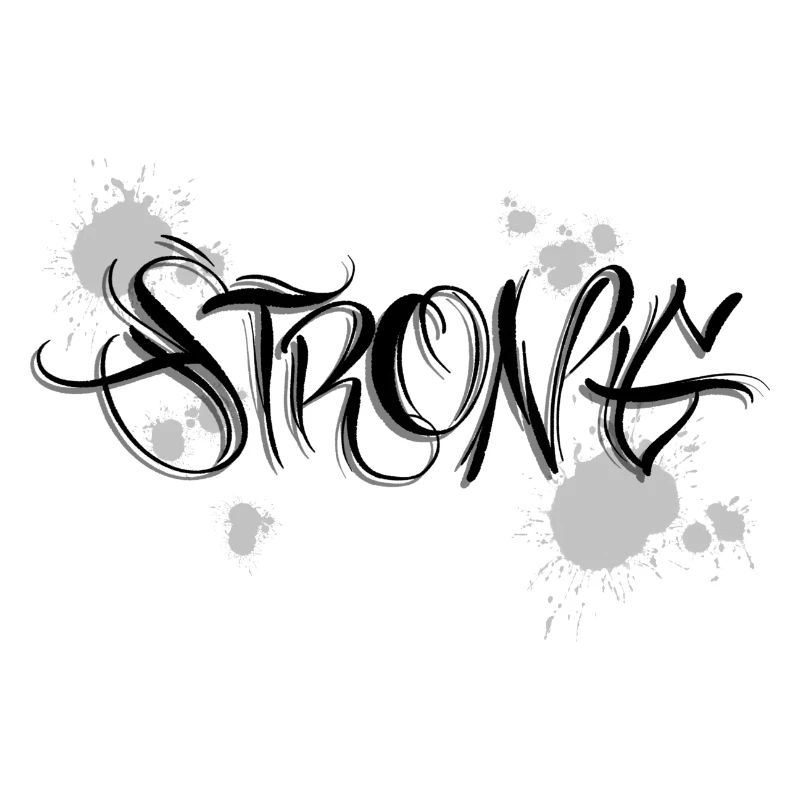 Graffiti de forte motivation Stark