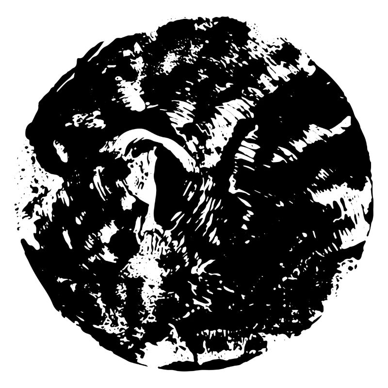 Schwarzer Kreis | Mond