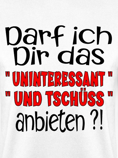 TSCHÜSS ABSCHIED SPRUCH