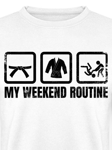 Judoka Wochenend Routine