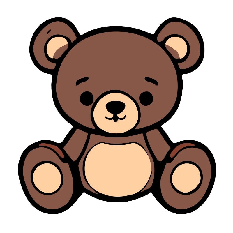 Cuddly Bear Illustration
