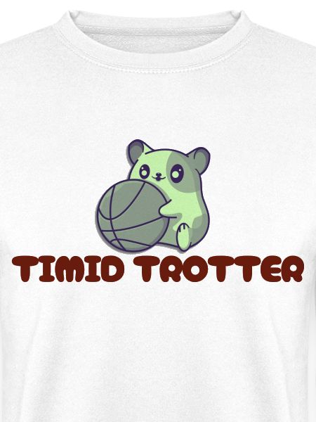 Schüchterne Trotter-Opossum-Slogans