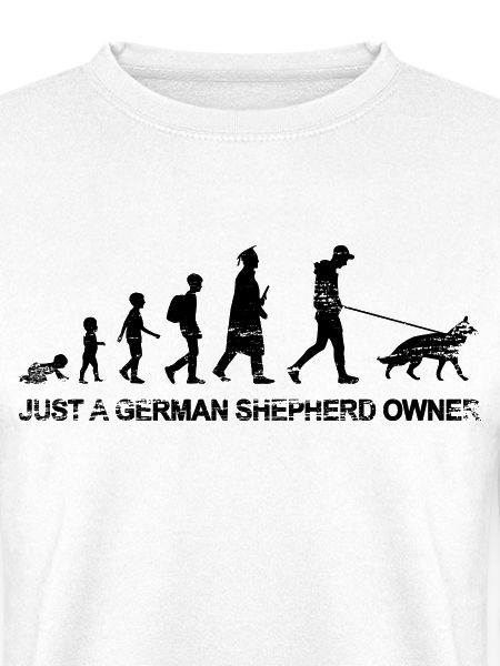 Nur ein Schäferhund Besitzer