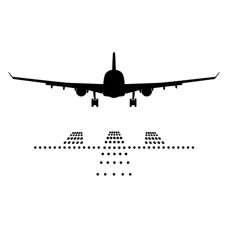 Flugzeug Landebahn