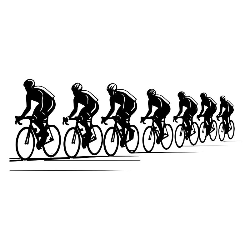 Radfahrer Zeichnung