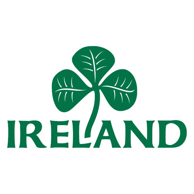 Irland und Kleeblatt