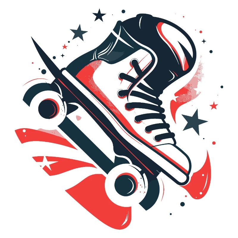 Roller Skates Zeichnung