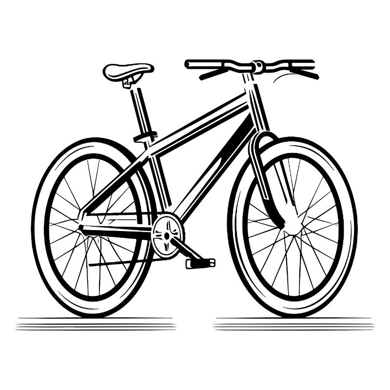 Fahrrad Skizze
