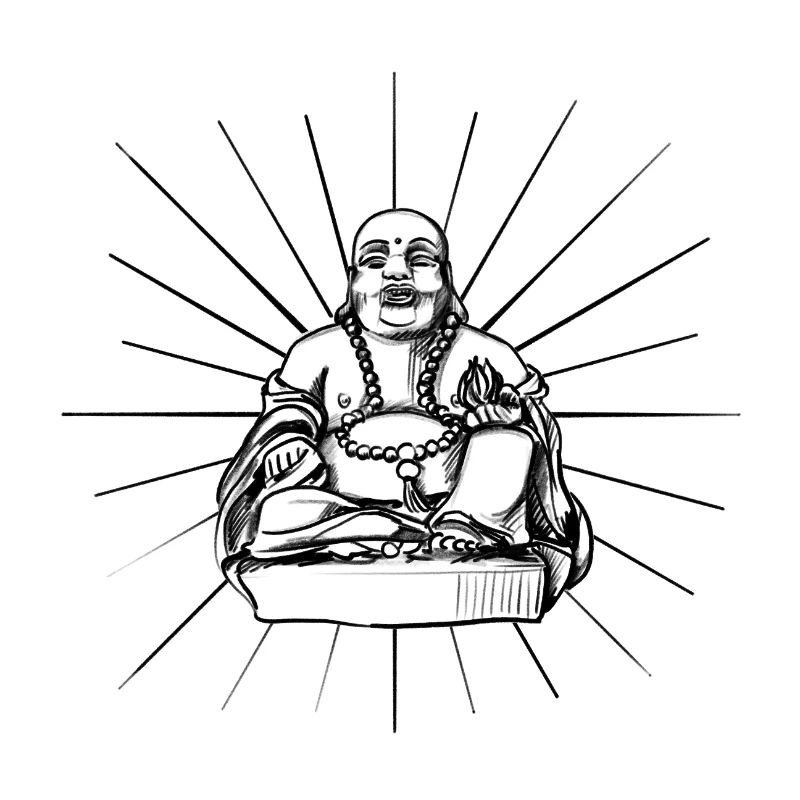 Buddha is shining